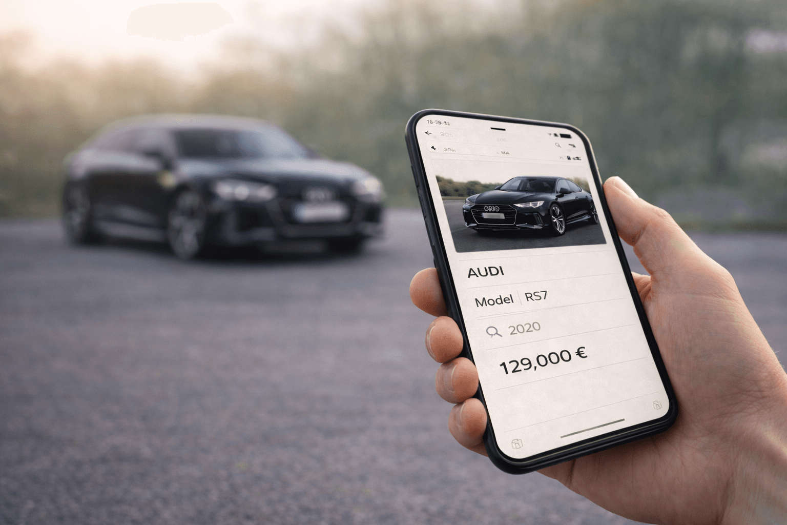 Продажа авто через приложение